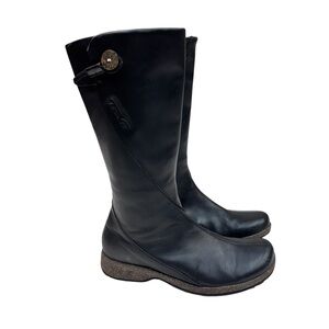 Teva Women’s Montecito Mid Calf Boots Black Leather Sz 6.5